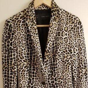 Zara leopard blazer